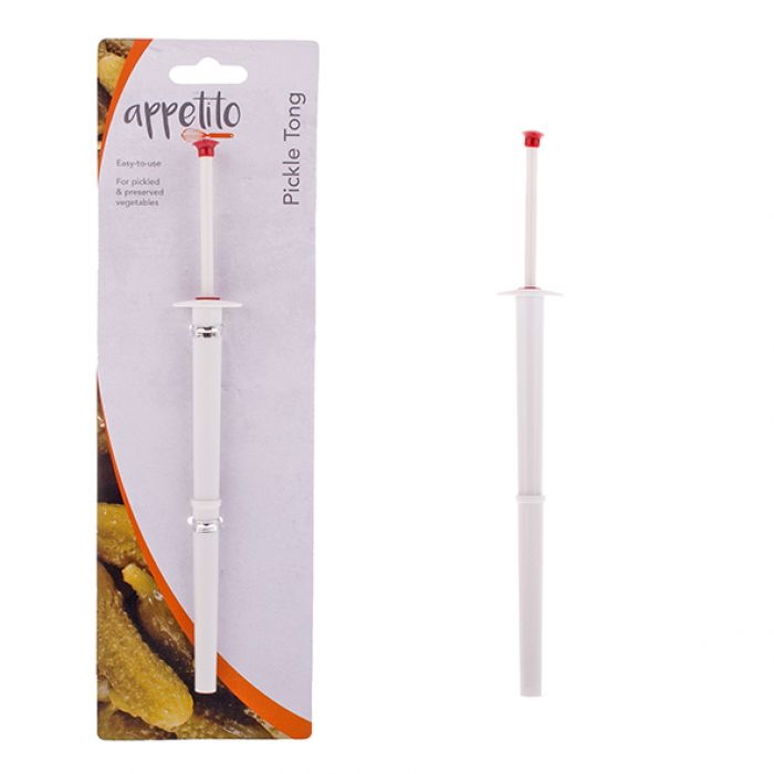 Appetito Pickle Tong - White-1