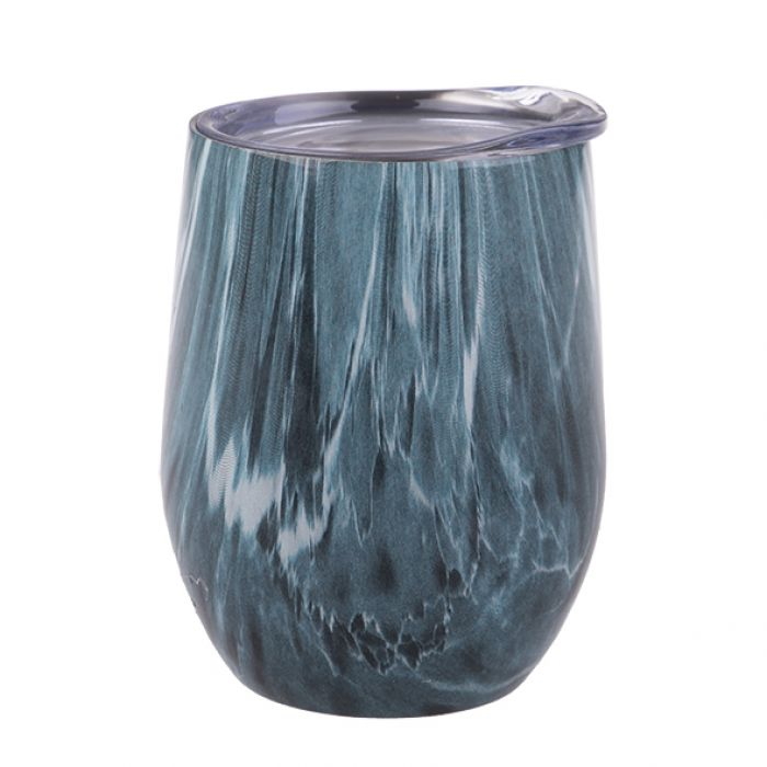 Oasis Stainless Steel Double Wall Insulated Wine Tumbler 330ml - Alabaster Green-1