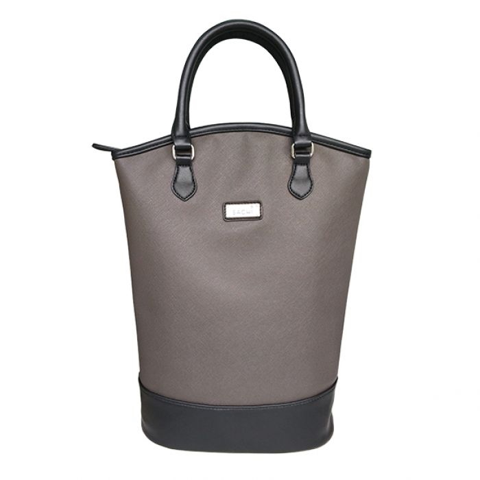 Sachi Two Bottle Wine Tote - Charcoal-3