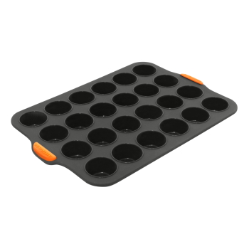 Bakemaster Reinforced Silicone 24 Mini Muffin Tray 35.5 x 24.5 x 2.5cm