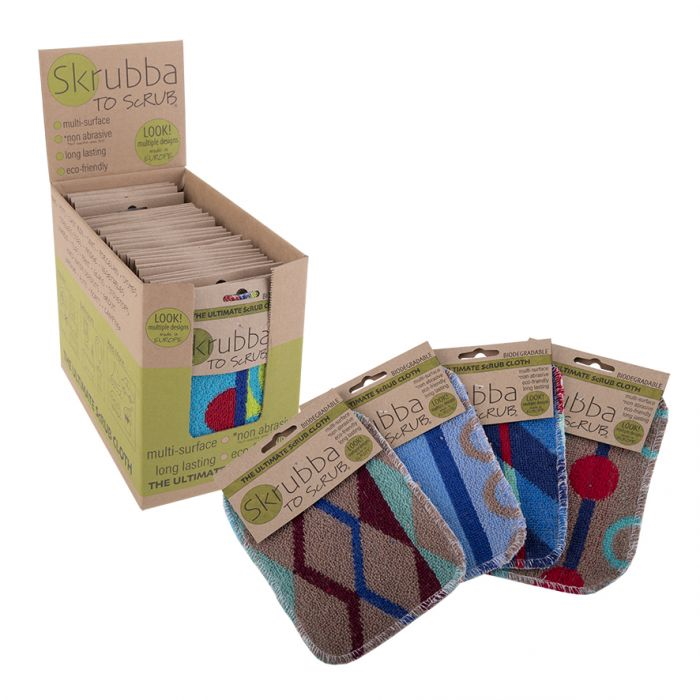Skrubba Cloth Original - 4 Asst. Designs  12 x 16.5CM-4