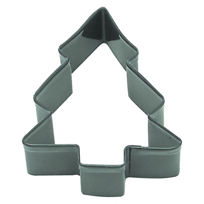 D.line Snow Covered Tree Cookie Cutter 9cm - Green