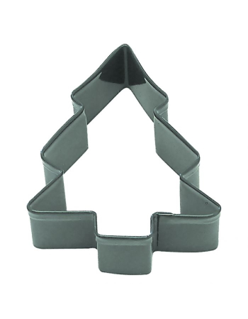 D.line Snow Covered Tree Cookie Cutter 9cm - Green
