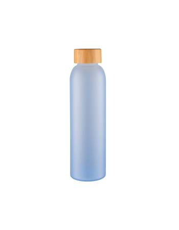 Avanti Velvet Glass Bottle 550ml Frosted Blue