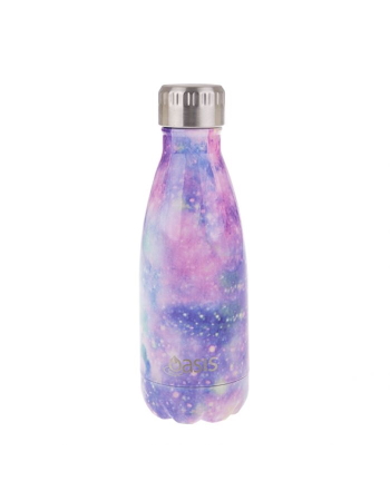 Oasis Stainless Steel Double Wall Insulated Drink Bottle 350ml - Galaxy