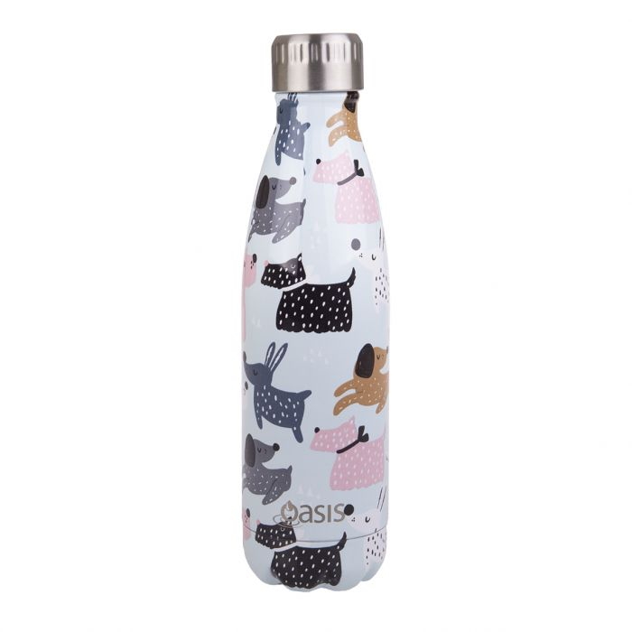 Oasis Stainless Steel Double Wall Insulated Drink Bottle 500ml - Dog Park-3