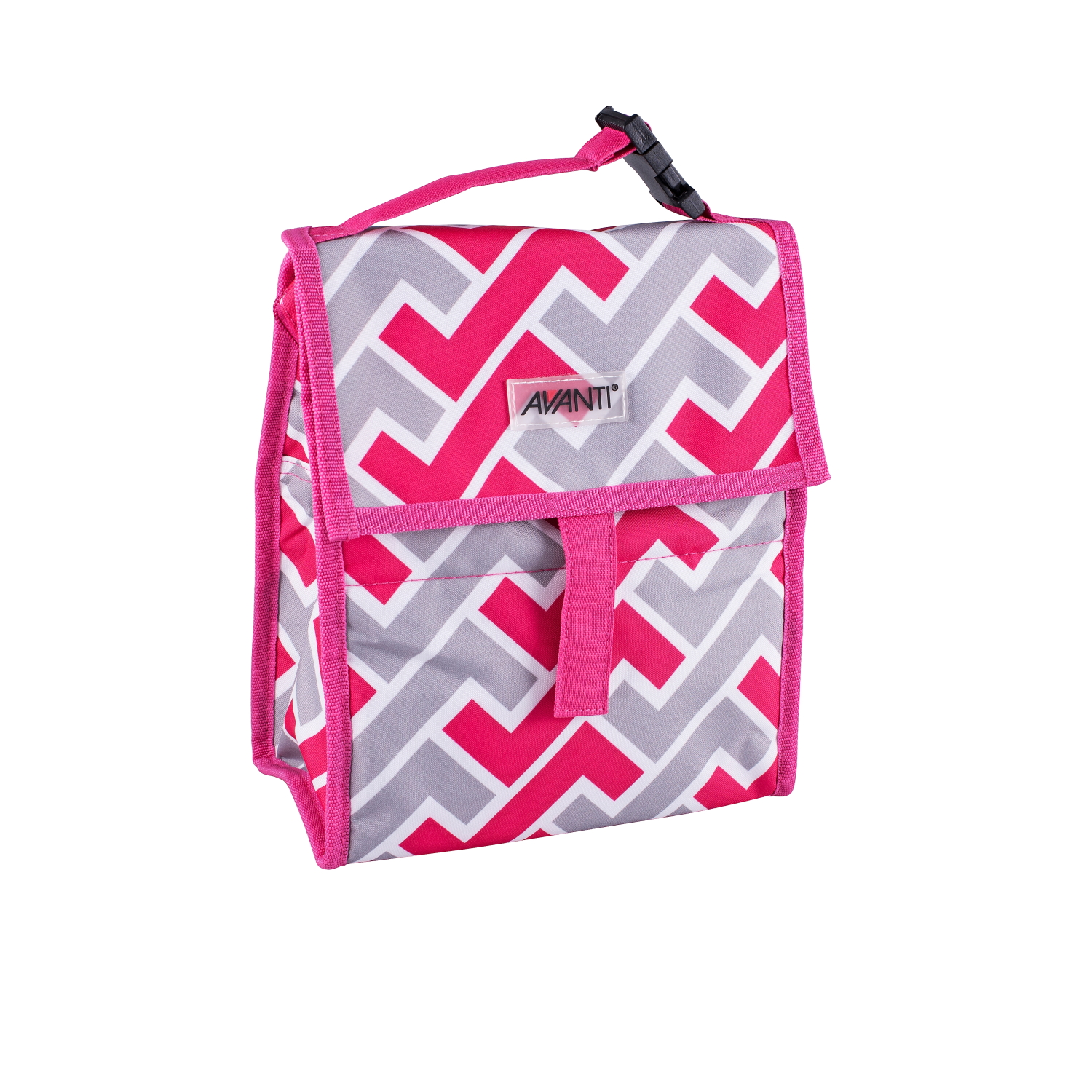 Avanti Yum Yum Lunch Cooler Bag Maze Pink Grey-4
