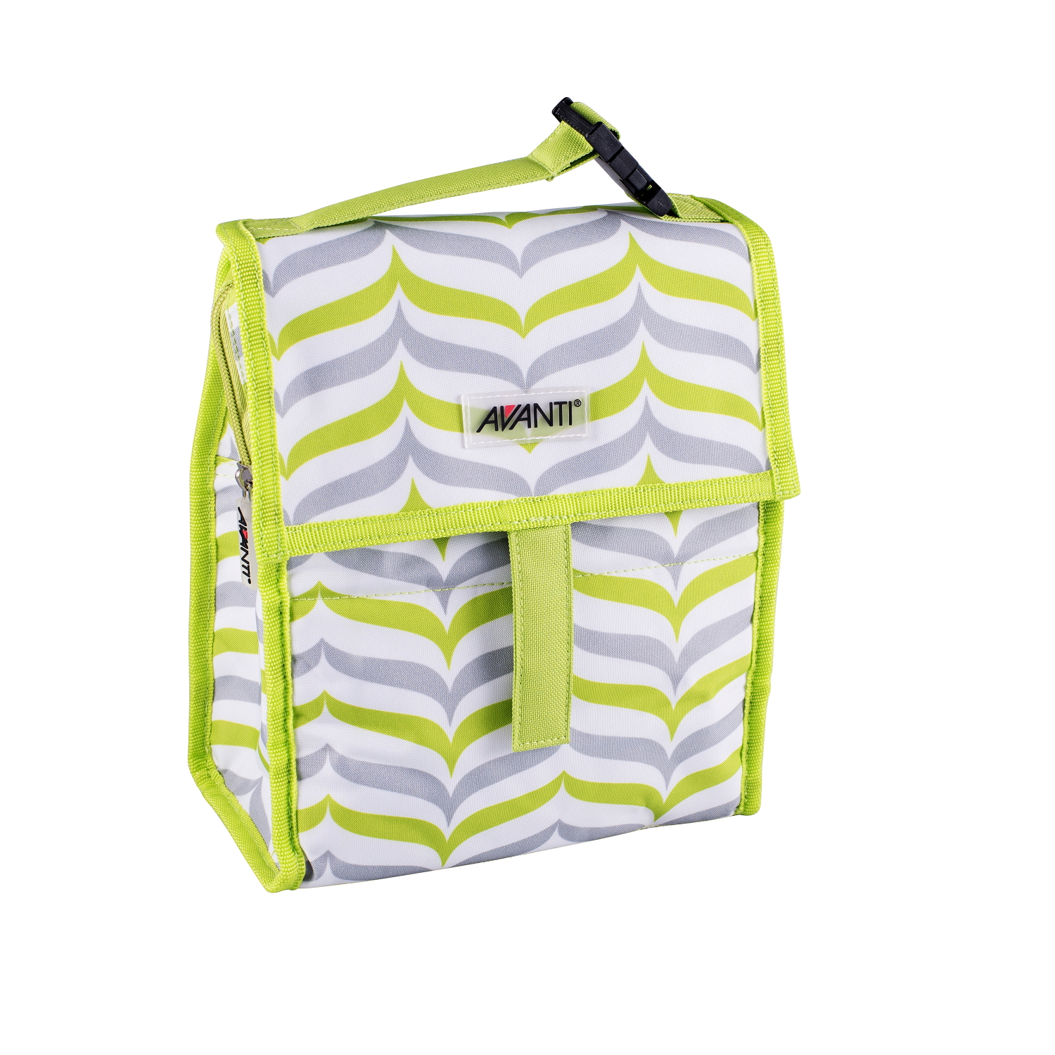 Avanti Yum Yum Lunch Cooler Bag Geowave Green Grey-4