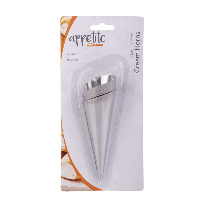 Appetito S/S Cream Horns Set of 6-4