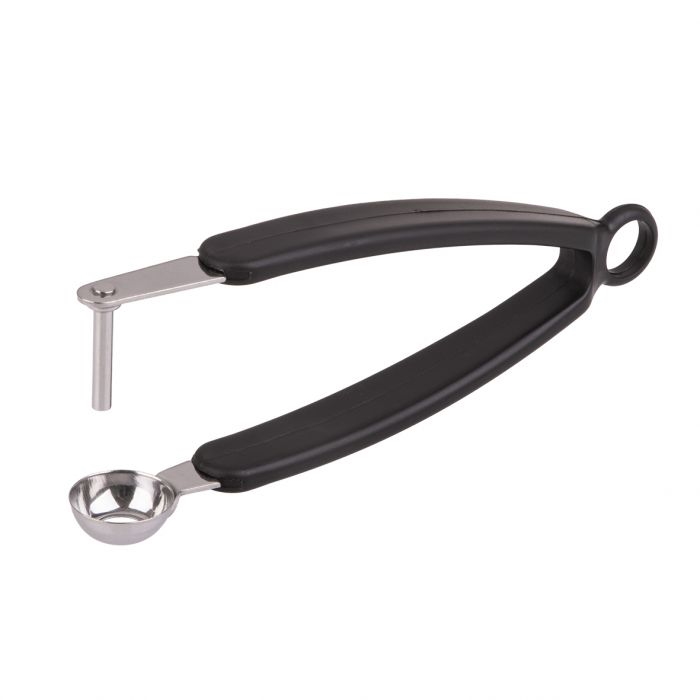 Appetito Stainless Steel Cherry & Olive Pitter - Black-2