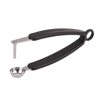 Appetito Stainless Steel Cherry & Olive Pitter - Black