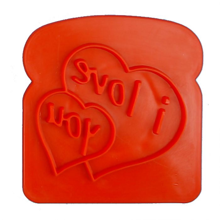 Appetito Talking Toast - I LoveYou - Red-2