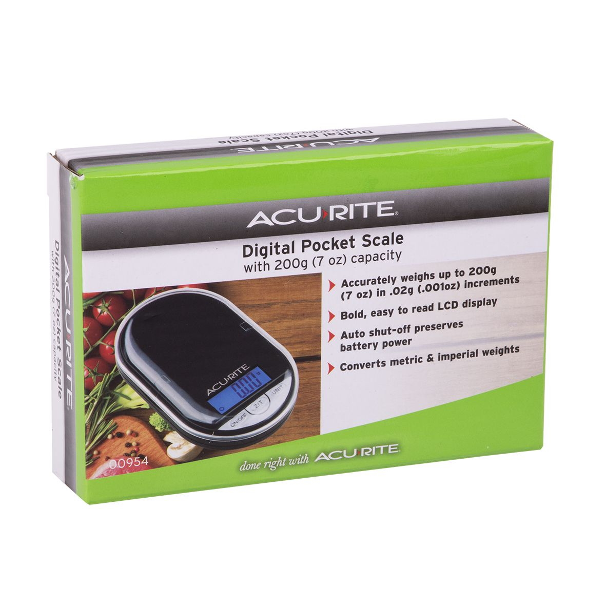 Acurite Pocket Digital Scale 0.02g - 200g - Black-3