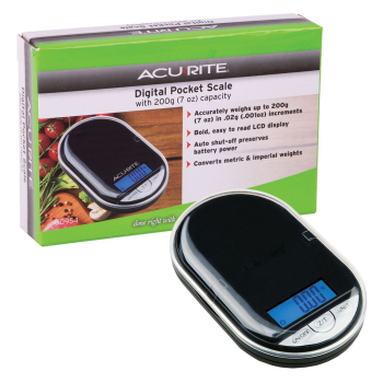 Acurite Pocket Digital Scale 0.02g - 200g - Black