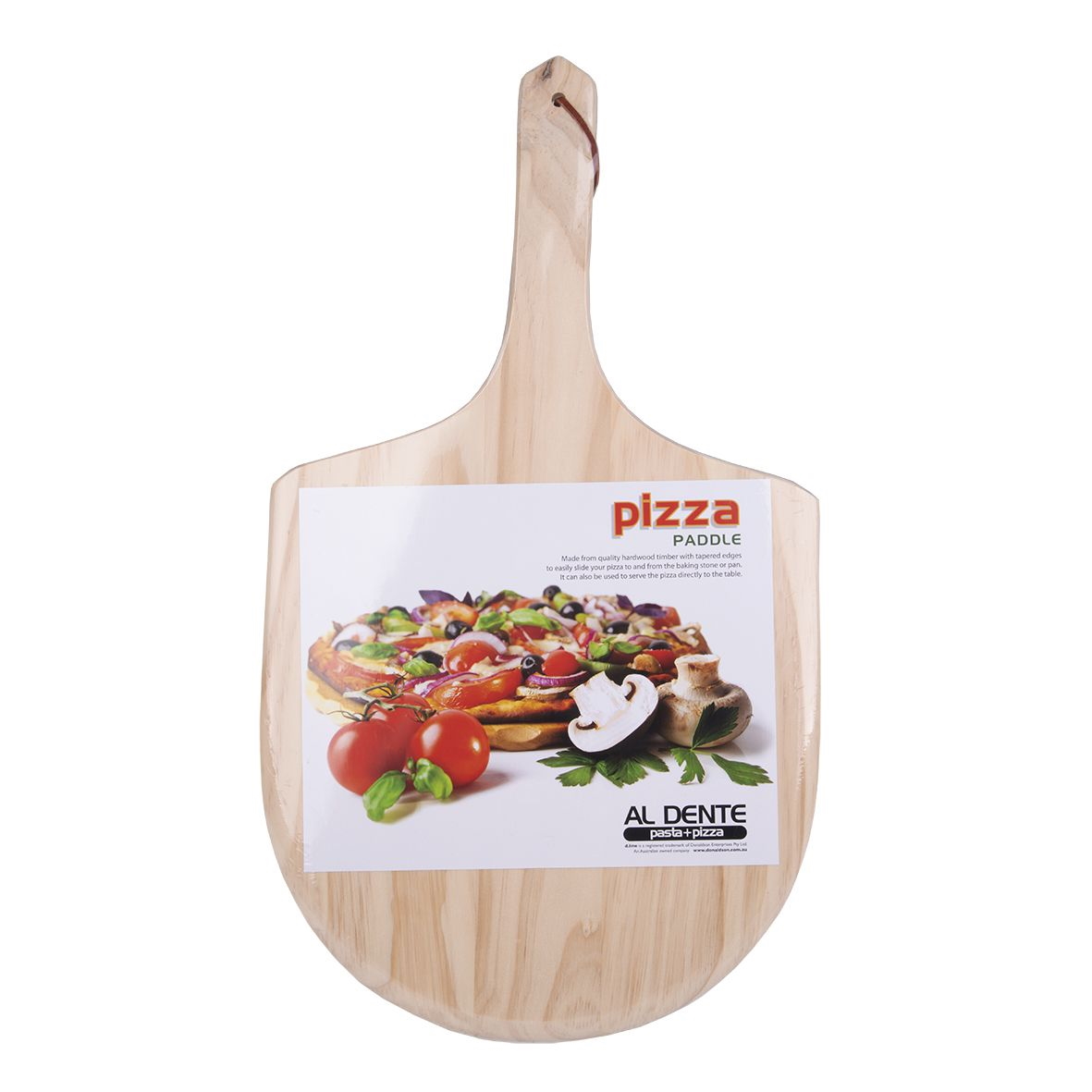 Al Dente Wood Pizza Paddle 55 X 30cm-3