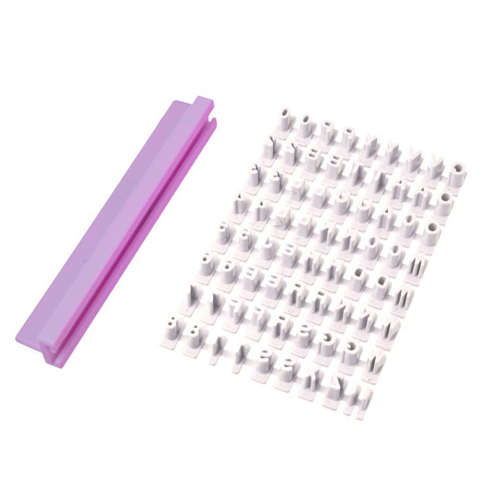 Appetito Message Press Set (Alphabet & Numbers) - Lilac