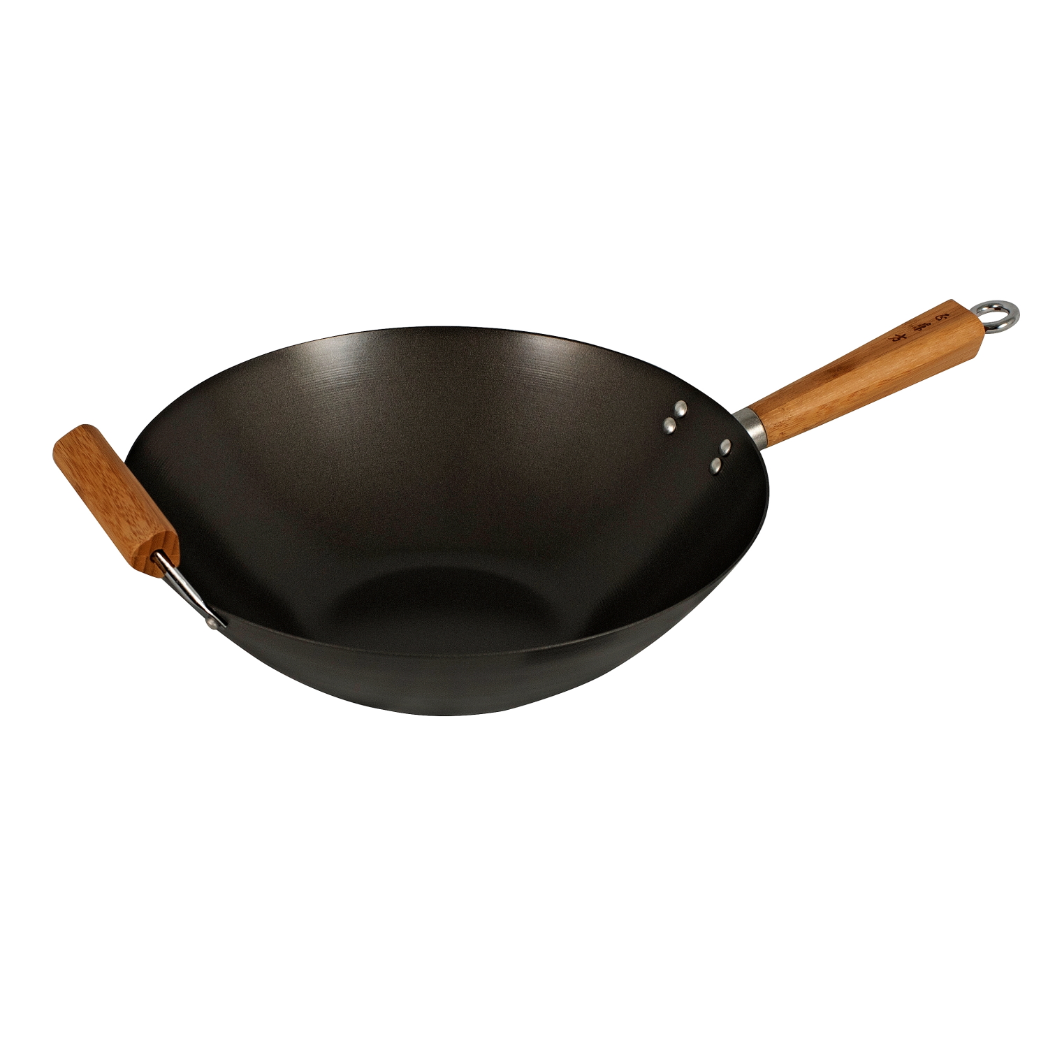 Avanti Wok 35CM - Carbon Bamboo Handle-2