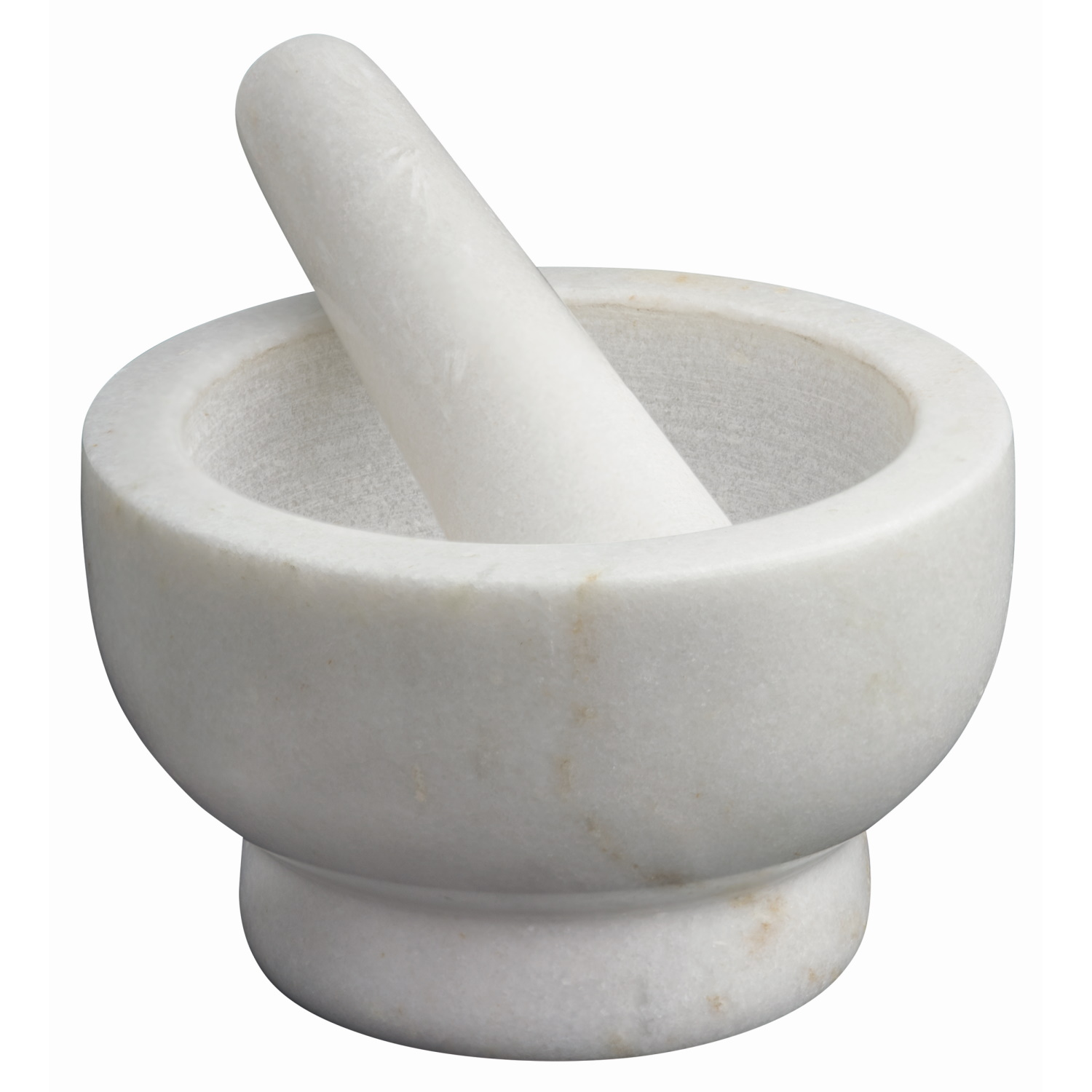 Avanti Marble Footed Mortar and Pestle - 13 CM White-3