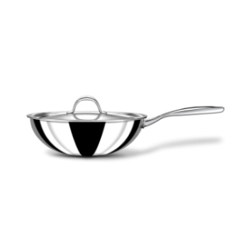 Stahl 22cm/2.1L Deep Frypan / Wok - Artisan Series (Tri-ply) 