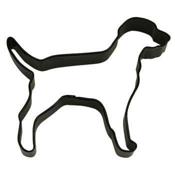 D.line Dog Cookie Cutter 10cm - Black