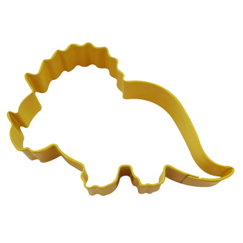 D.line Triceratops Baby Cookie Cutter 10.8cm - Yellow