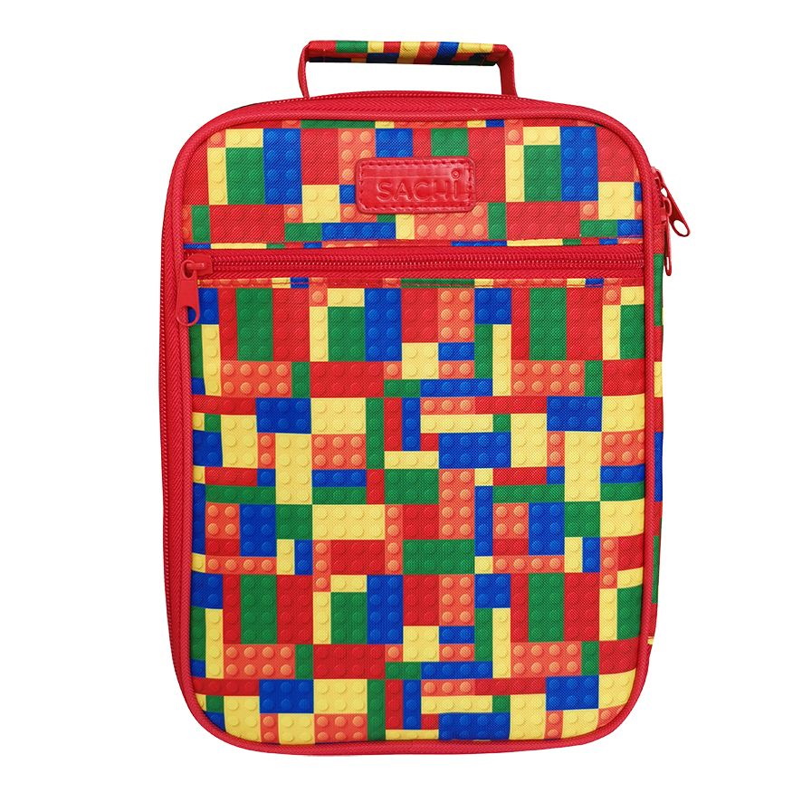 Sachi Style 225 Insulated Junior Lunch Tote - Bricks-2