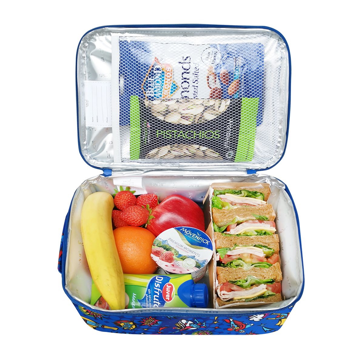 Sachi Style 225 Insulated Junior Lunch Tote - Super Heroes-3