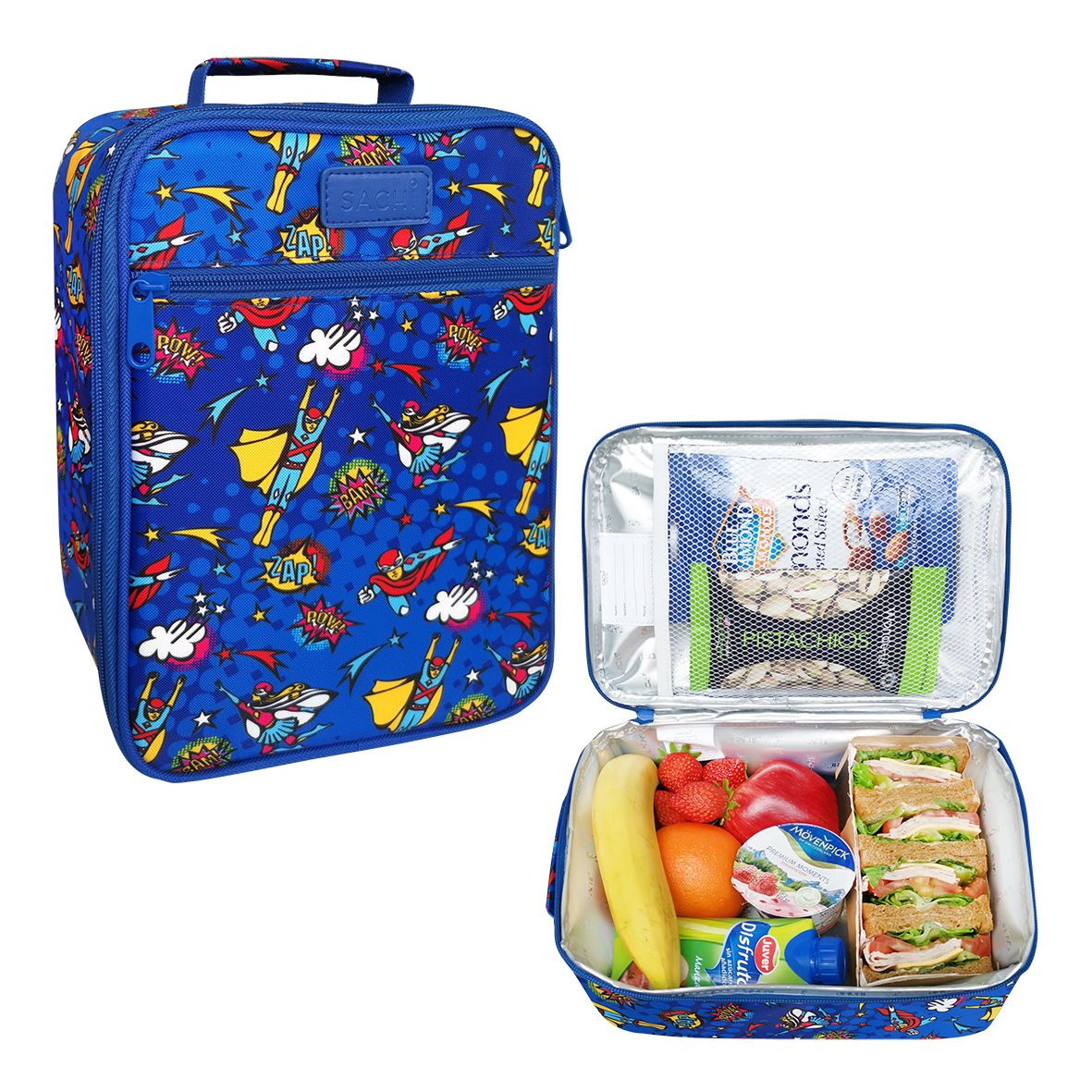 Sachi Style 225 Insulated Junior Lunch Tote - Super Heroes-4
