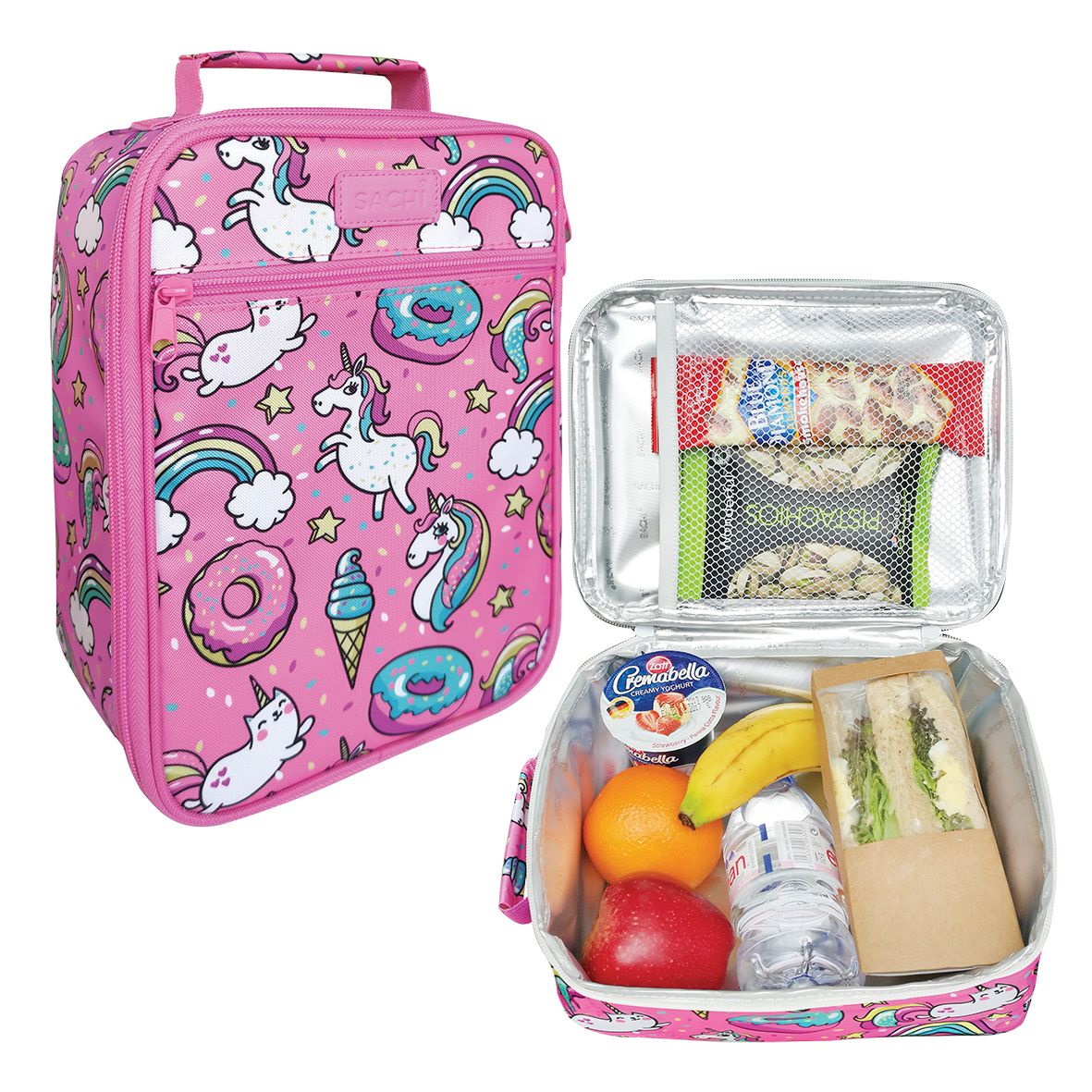 Sachi Style 225 Insulated Junior Lunch Tote - Unicorns-4