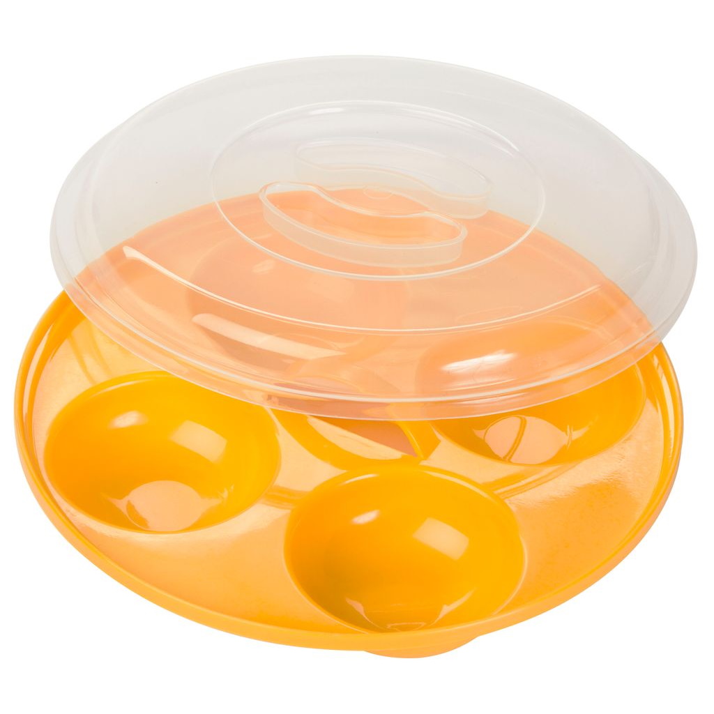 Progressive Prep Solutions Microwave Four Egg Poacher-1
