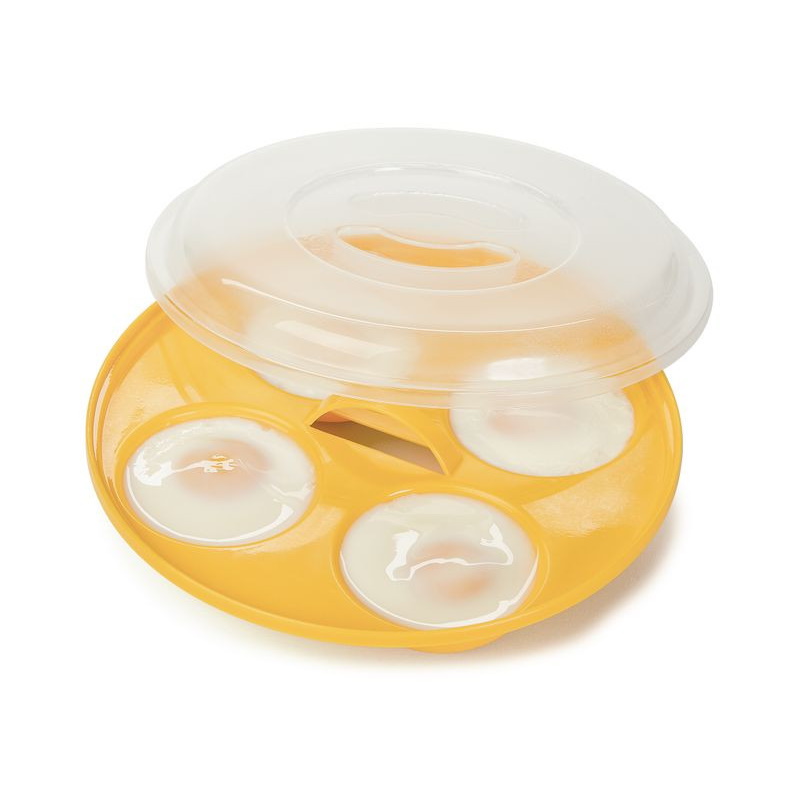 Progressive Prep Solutions Microwave Four Egg Poacher-4