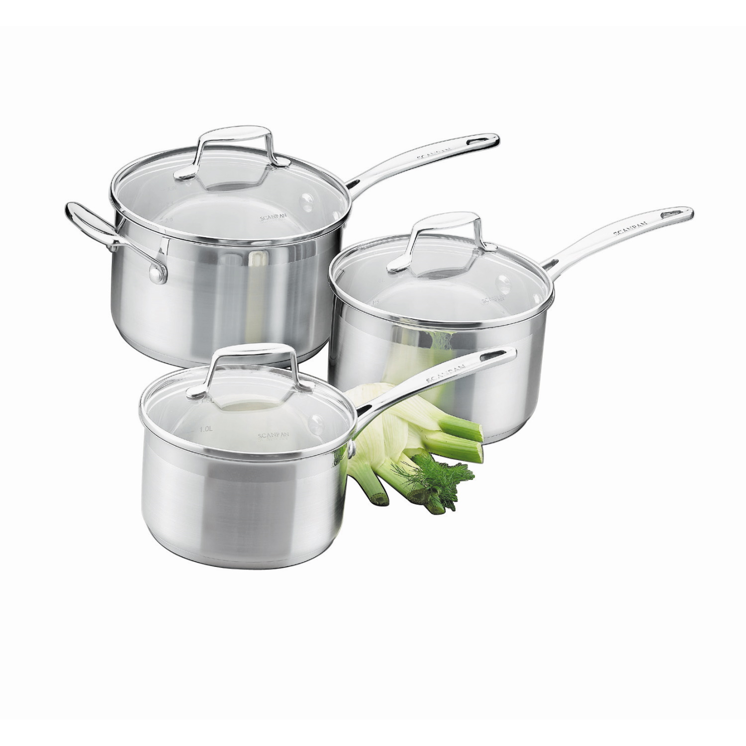 Scanpan 3 Piece Impact Saucepan Set-4
