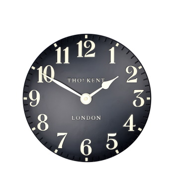 Thomas Kent Arabic Wall Clock 3D 30cm Black