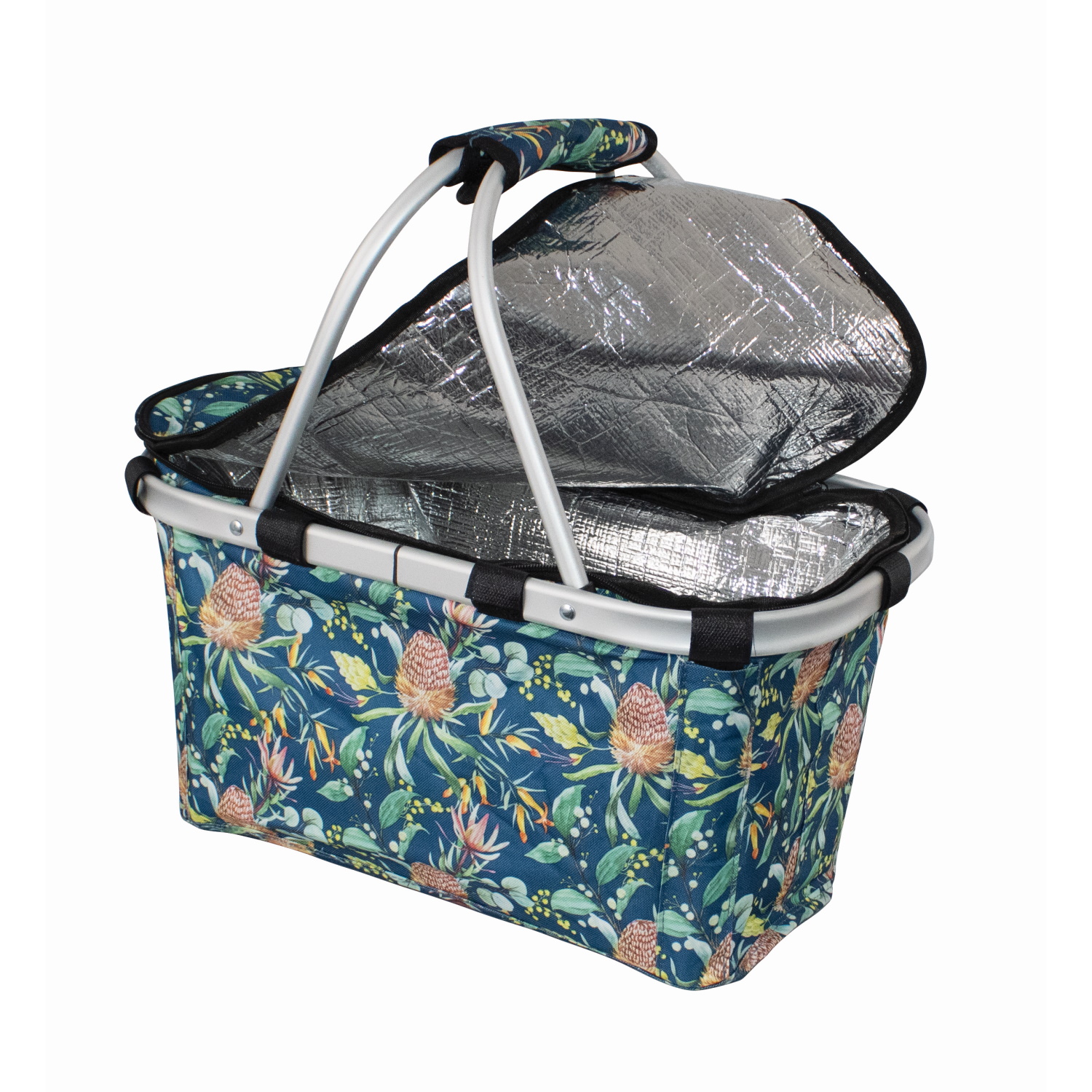 Karlstert Carry Basket W/Zip Lid Natives-1