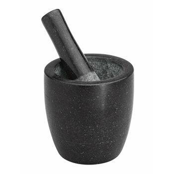 Avanti Conical Black Mortar and Pestle 13cm