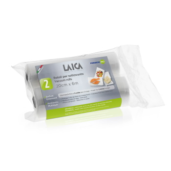 Laica Vacuum Bag Rolls 2pk 20cmx6m