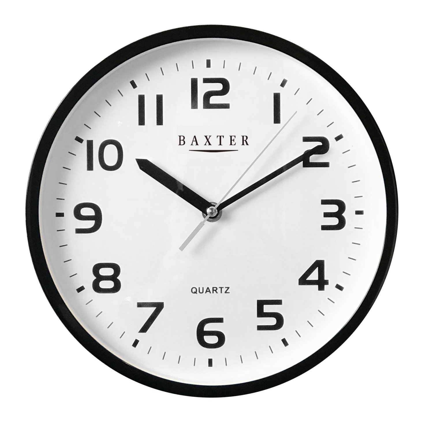 Baxter Adams Wall Clock Arabic 25cm - Black-1