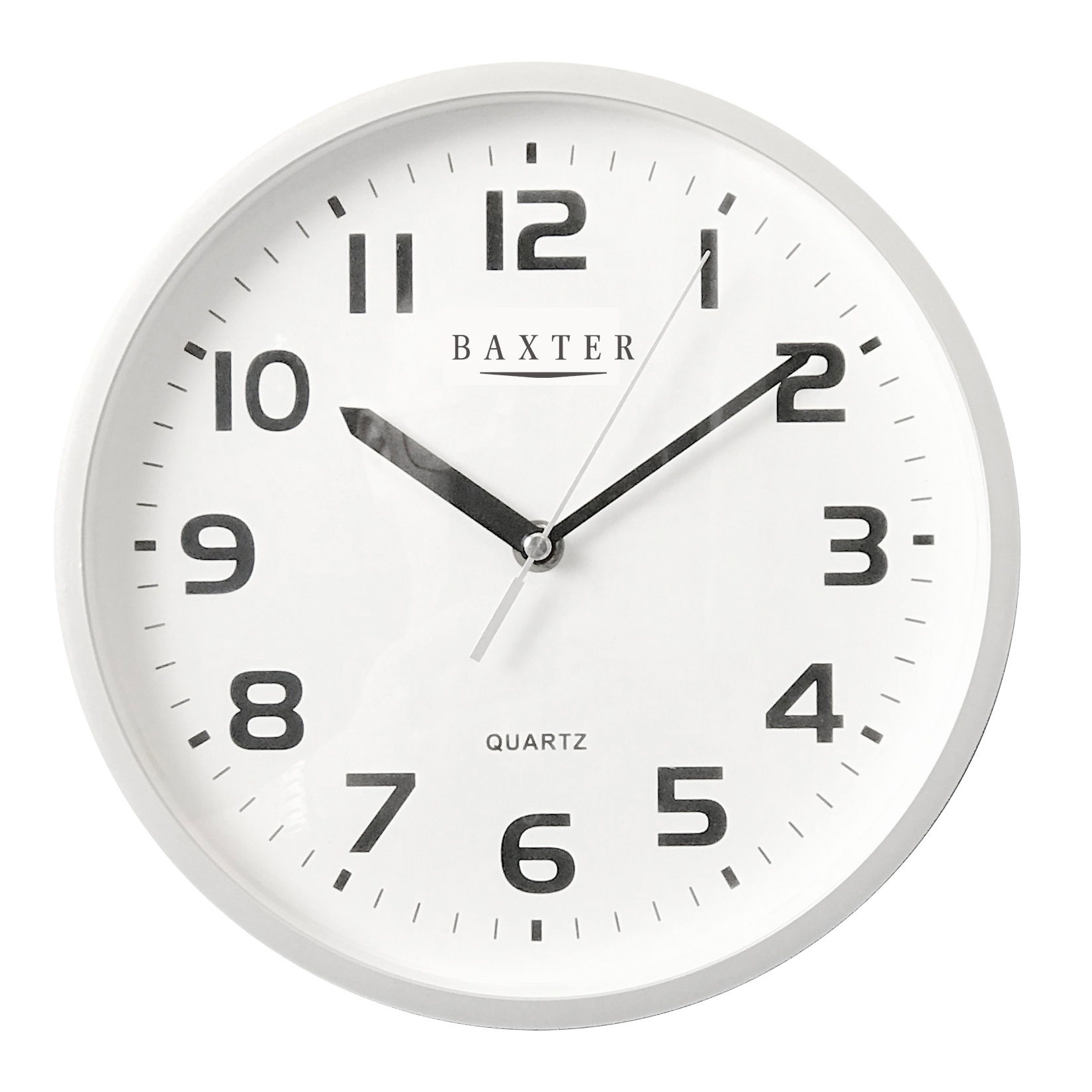 Baxter Adams Wall Clock Arabic 25cm-Silver-3