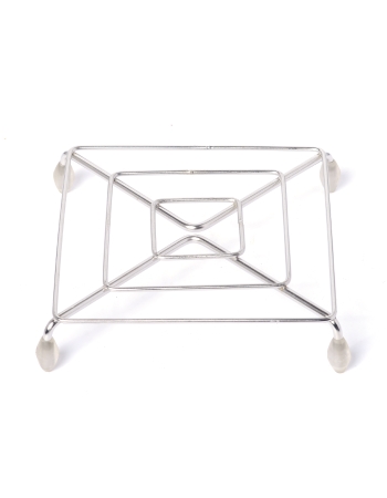 Table Ring / Trivet Square Polished Stainless Steel