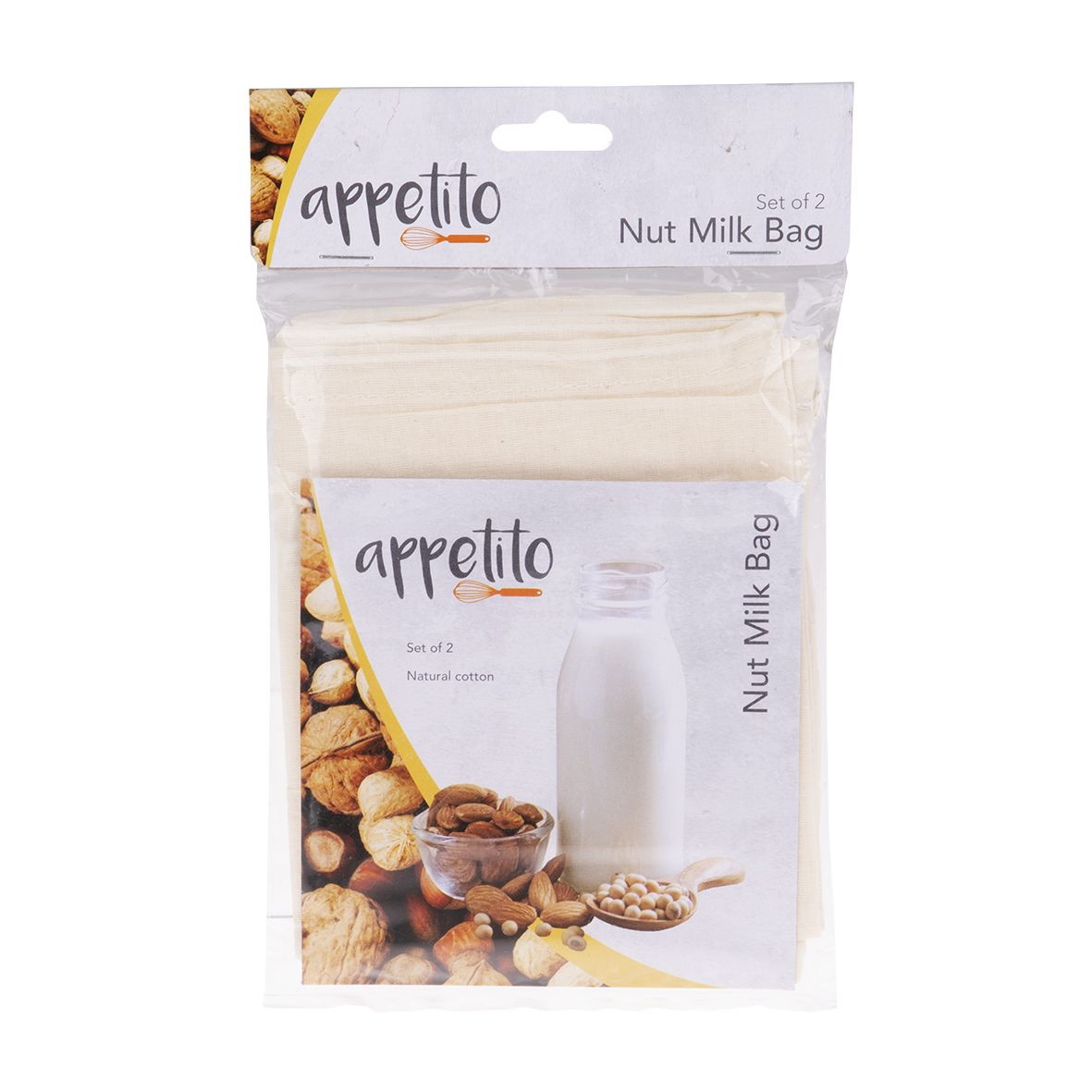 Appetito Nut Milk Bag Set 2pc-4