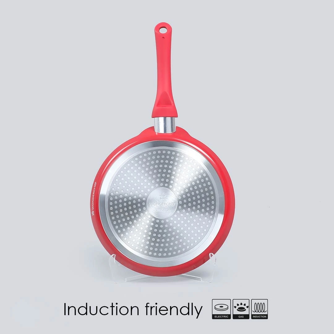 Wonderchef Royal Velvet Dosa Tawa 30cm - Red-3