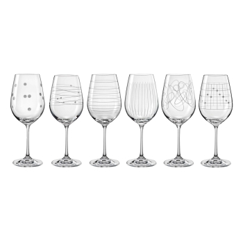 Bohemia Elements Wine Glass Setc6 450ml