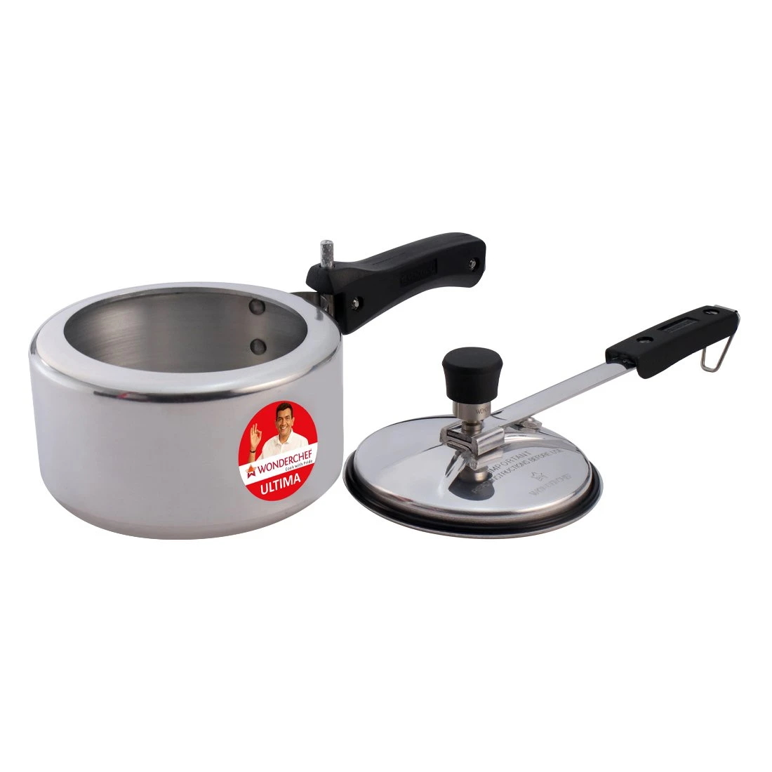 Wonderchef Ultima Pressure Cooker Inner Lid - Aluminium 1.5L-3