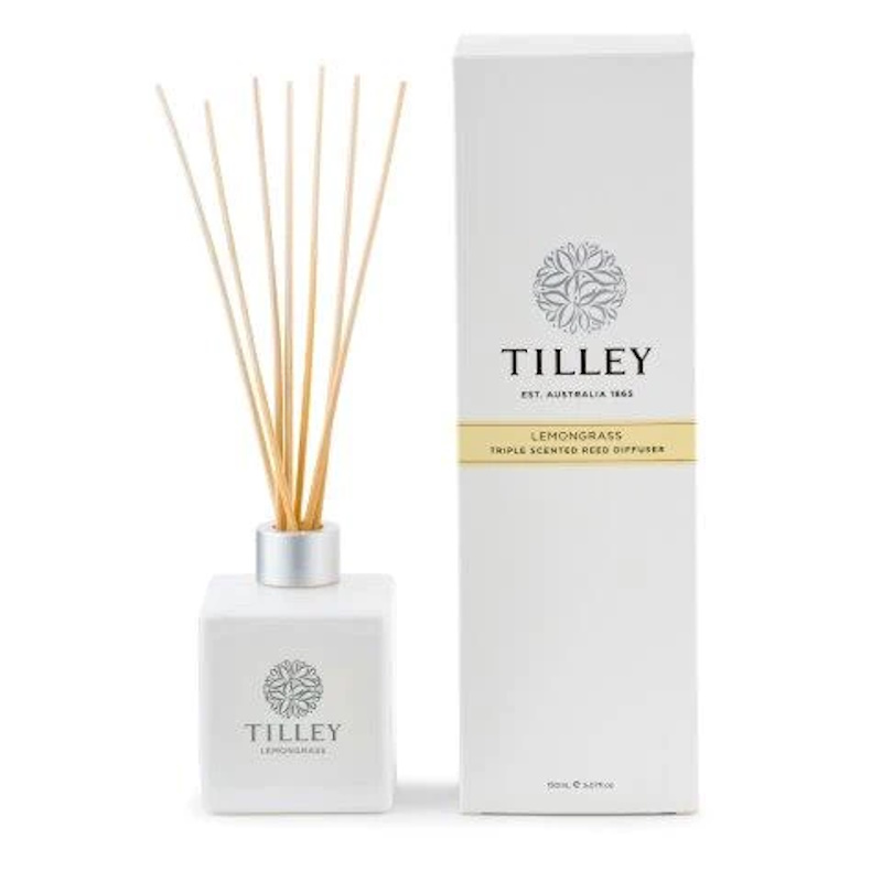 TILLEY CLASSIC WHITE REED DIFFUSER 150mL Lemongrass-3