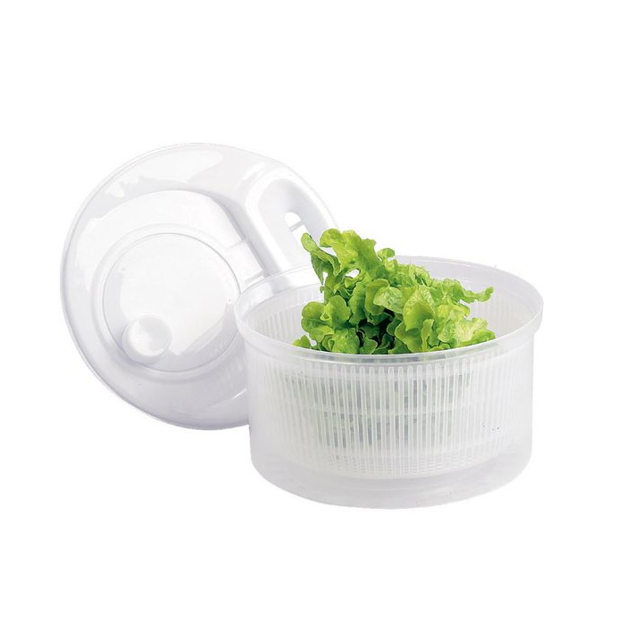 Cuisena  Salad Spinner Plastic Clear 