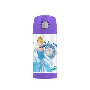 Thermos FUNtainer Vacuum Insulated Drink Bottle - Disney Princess 355ml 