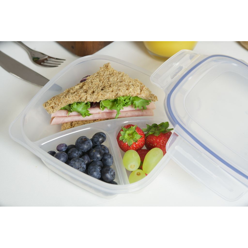 Lock & Lock 3 Section Lunch Container 750ml-4