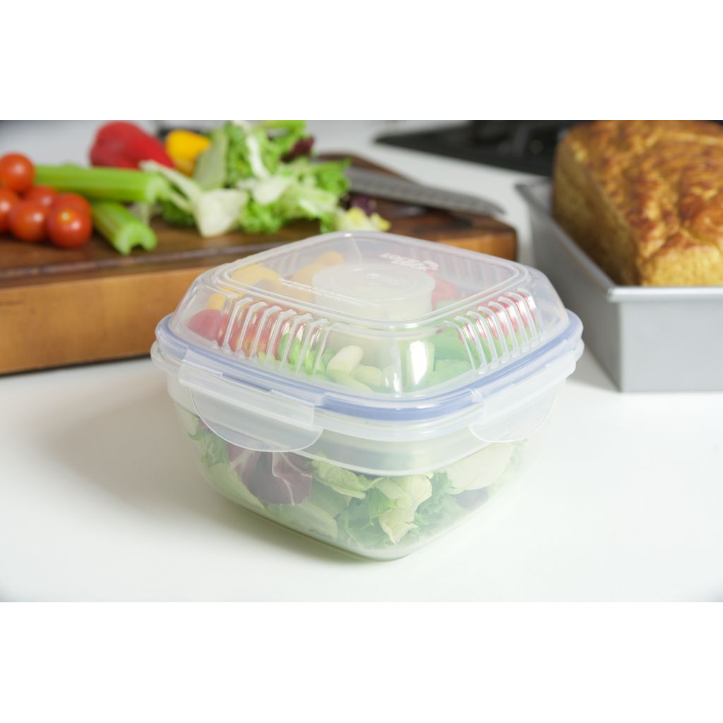 Lock & Lock Salad Lunch Box with Dividers 950ml-3