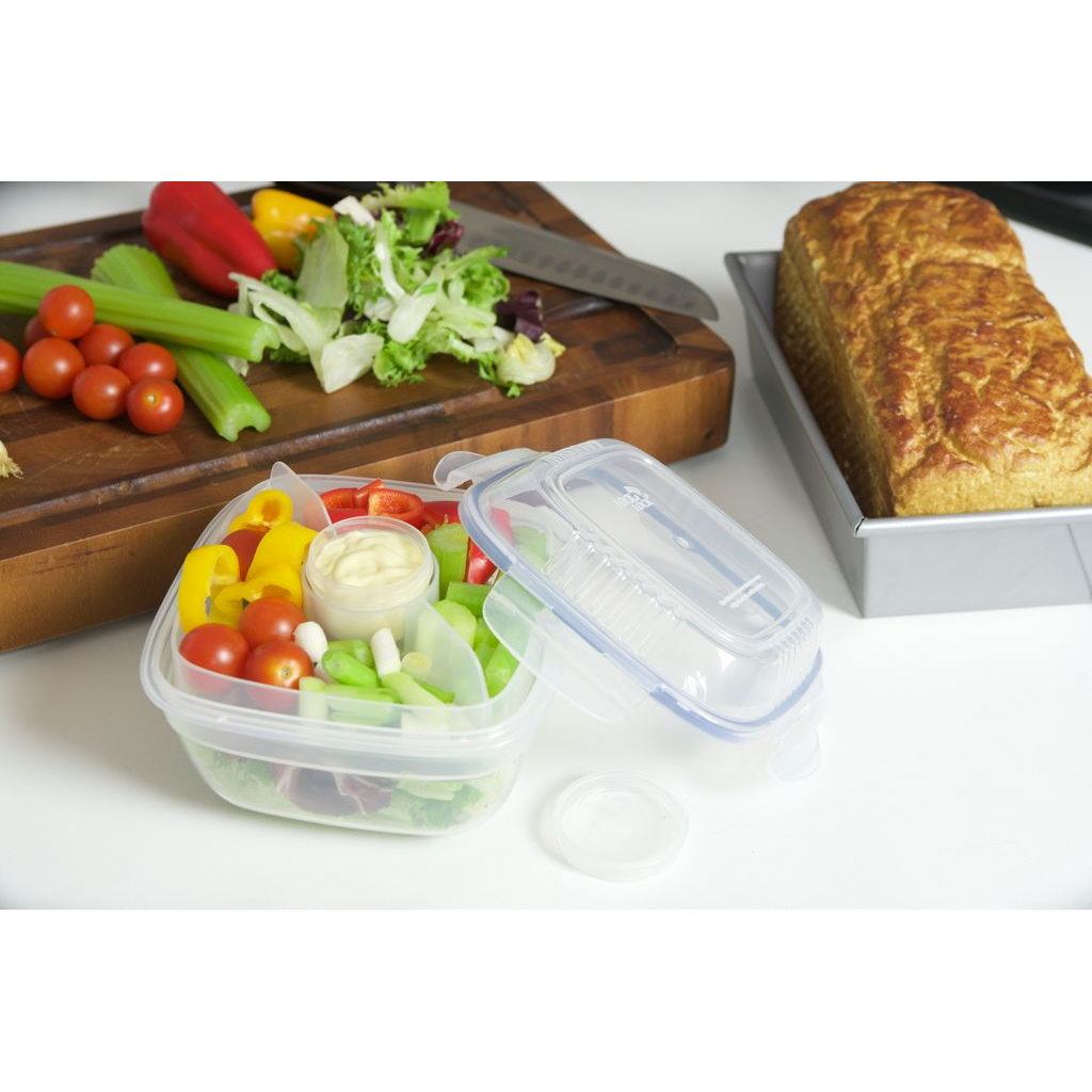 Lock & Lock Salad Lunch Box with Dividers 950ml-4