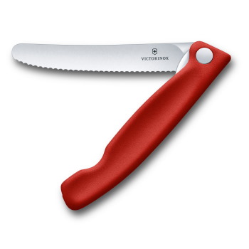 Victorinox Swiss Classic Folding Steak / Paring Knife - Red